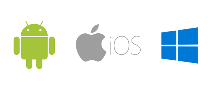 Logos Android iOS Windows